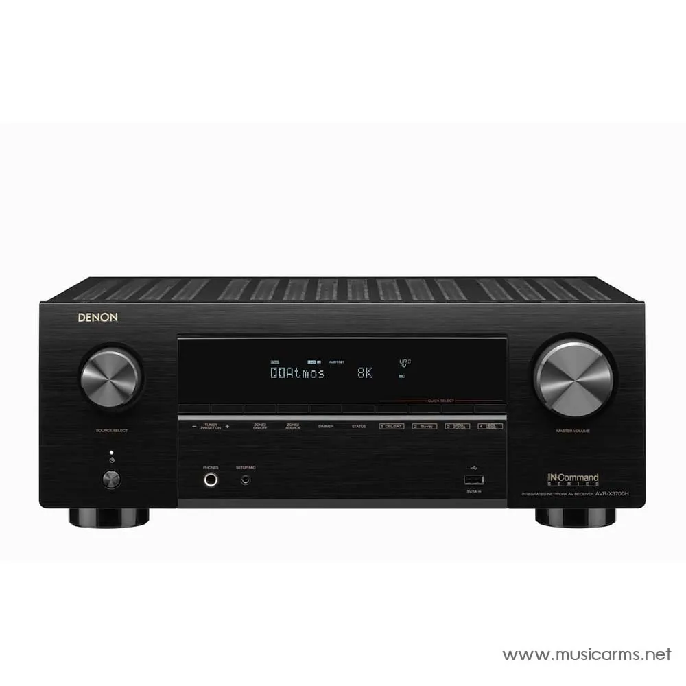 Denon Avr X H Ch K Av Receiver With D Audio Music Arms