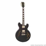 Vintage VSA500 ReIssued Semi Acoustic Guitar Electric Guitar สี Gloss Black