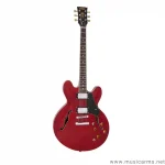 Vintage VSA500 ReIssued Semi Acoustic Guitar Electric Guitar สี Cherry Red