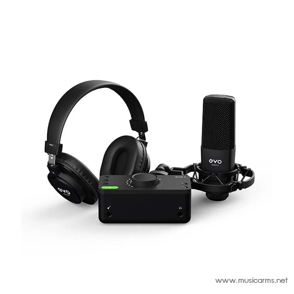 Audient EVO4 Start Recording Bundle ชุดบันทึกเสียง/