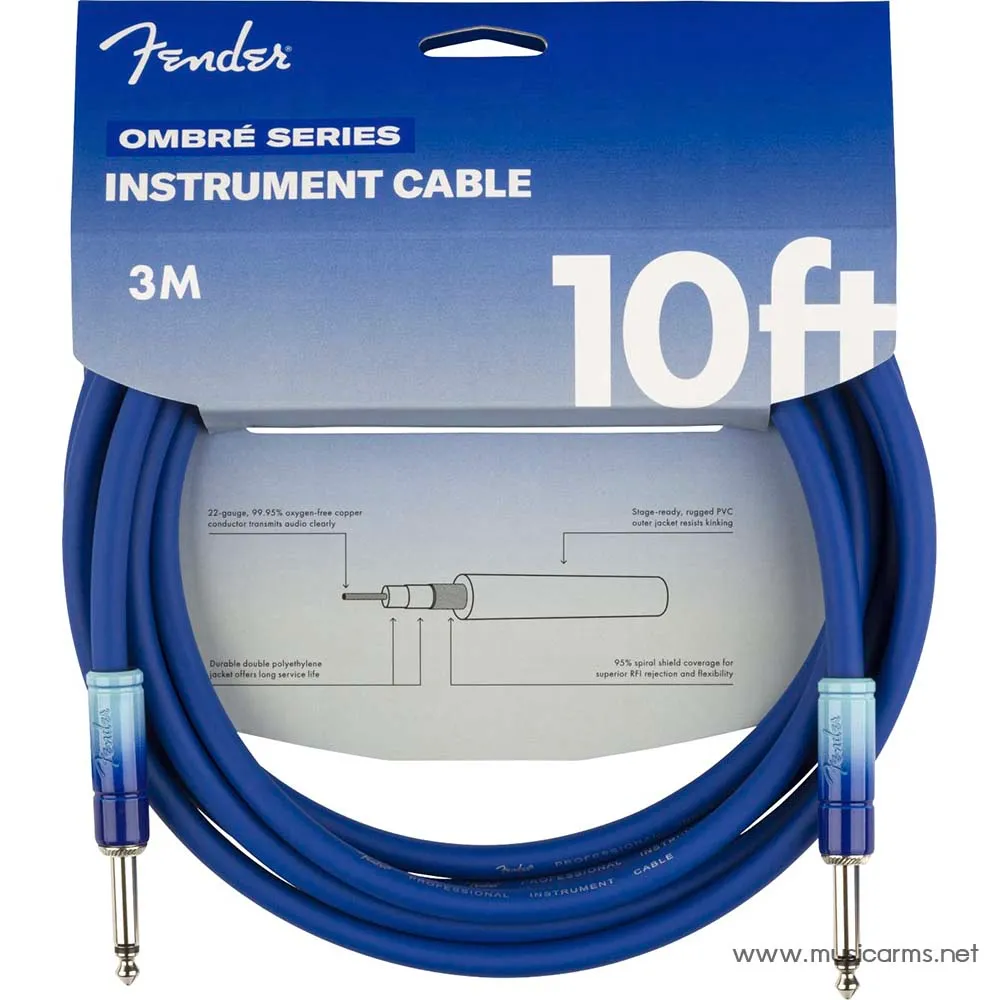 Fender George Harrison Rocky Instrument Cable สายแจ็คกีตาร์ /