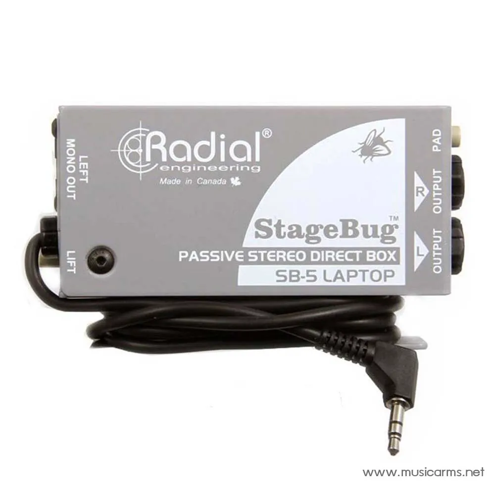 Radial StageBug SB-5 Laptop DI ไดเร็กบ็อกซ์/