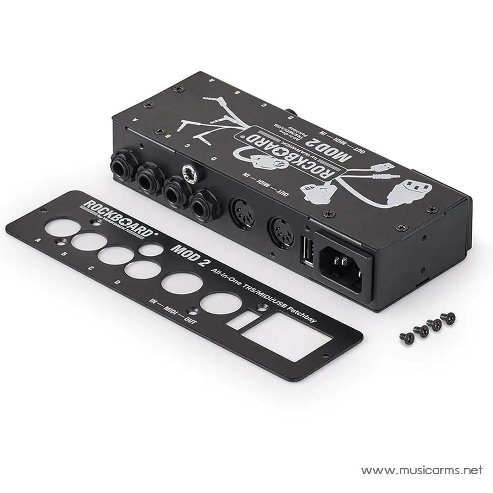 RockBoard MOD 2 V2 All-in-one Patchbay – TSTRS, MIDI & USB/